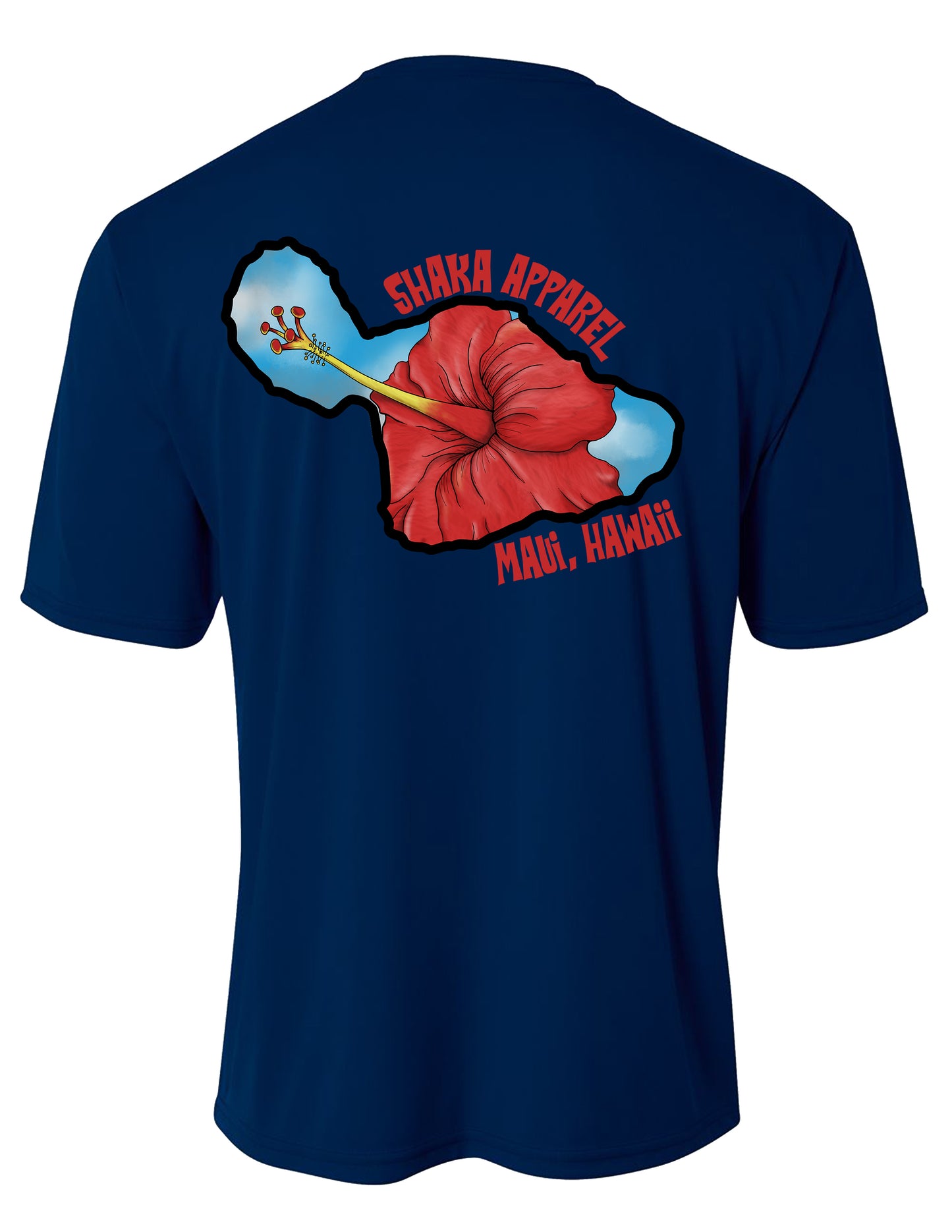 MAUI HIBISCUS - SHORT SLEEVE