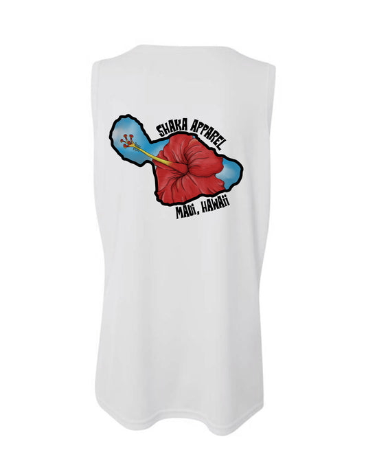 MAUI HIBISCUS TANK TOP - WOMEN'S